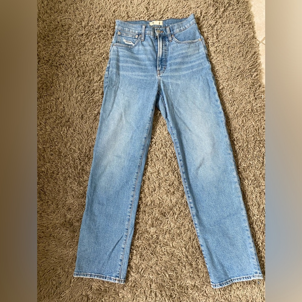 Madewell perfect vintage straight denim